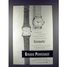 1951 Girard Perregaux Gyromatic Watch Ad!