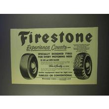 1955 Firestone Tires Ad - Experience