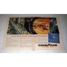 1956 Goodyear Diversipipe Ad - Stymie a Sandstorm