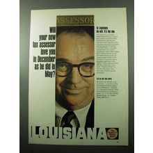 1969 Louisiana Dept. of Commerce & Industry Ad - Tax