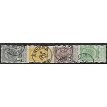 1893/1894 Michel 50/52+60 - fine used (o)