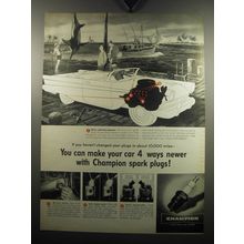 1957 Champion Spark Plugs Ad