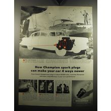 1957 Champion Spark Plugs Advertisement