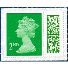 2nd CLASS ROYAL MAIL BARCODE STAMPS x100