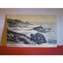 JANVIN'S TOMB, PORTELET BAY, JERSEY used vintage postcard 1930 pm =
