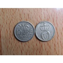 Norway 1966 10 Ore Coin