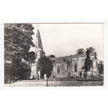 St John the Baptist Church Corby Postcard RP Northamptonshire