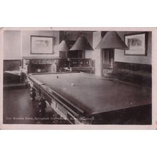 Horsforth Springfield Convalescent Home Billiard Room Yorkshire Postcard