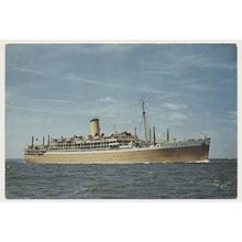 RMS Orion last postcard issued by P&O ship