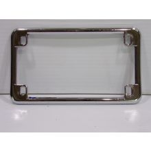 Motorcycle License Plate Frame Harley Davidson Chrome