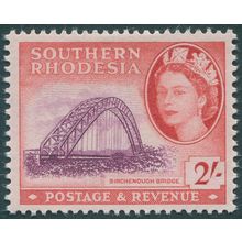 Southern Rhodesia 1953 2s purple & scarlet SG87 unused