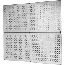 Wall Control Pegboard Rack Garage Storage Galvanized Steel Horizontal Peg Board