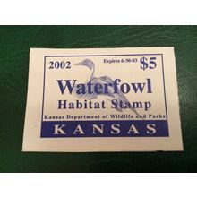 ICOLLECTZONE US Kansas 2002 Habitat Very Fine NH