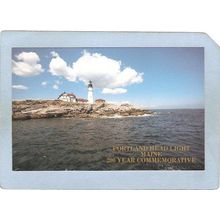 ME Portland Lighthouse Postcard Portland Head Lighthouse lighthouse_box1~168