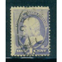 Used 212 1c Benjamin Franklin Average M01501
