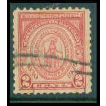 Used 682 2c Massachusetts Fine Plus M10344