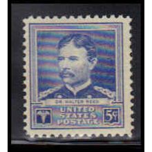 877 5c Dr. Walter Reed Fine MNH O0396