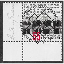 GER 2005 55c 50TH ANN OF PARIS TREATIES '(CORNER MARGIN) FINE USED (EBID75-393)