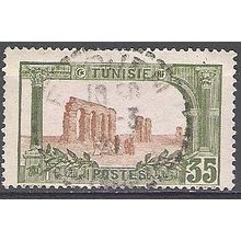 Tunisie 1906 Michel 38 O Cote (2005) 2.60 € Aqueducs de Zaghouan Cachet rond