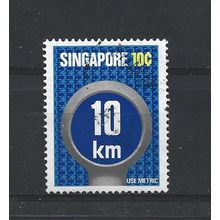 Singapore.SG343 10c 10 Kilometre Marker.Fine Used.Jun25