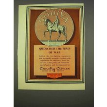 1955 Coventry Climax Godiva Fire Fighting Equipment Ad
