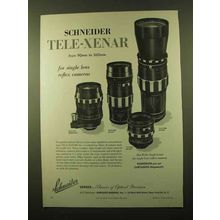 1958 Schneider Tele-Xenar Lens Ad -135 Stopomatic +