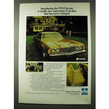1974 Chrysler New Yorker Ad - New Expression