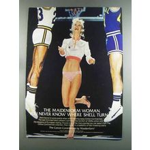 1982 Maidenform Cotton Continentals Bikini Ad