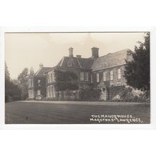 The Manor House Marston St Lawrence Postcard Northamptonshire