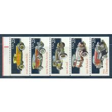 2381-2385a 25c Classic Cars Fine MNH Pane/5 L00322