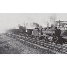 LMS Jubilee Class 4-6-0 No 45703 Hazel Grove Stockport Station Train Postcard