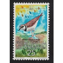 Liechtenstein Little Ringed Plover Bird WWF 1989 MNH SG#955 MI#967 Sc#907
