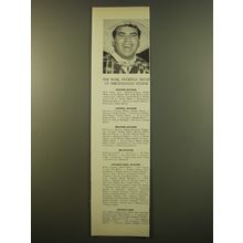 1961 Hilton Hotel Advertisement - The warm, friendly smile