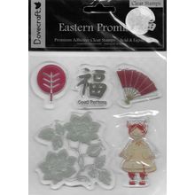 Dovecraft. Eastern Promises Clear Stamp Set. Stamping Cardmaking Scrapbooking