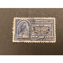 ICOLLECTZONE United States E5 Very Fine used attractive centering light cancel