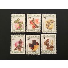 ICOLLECTZONE Bulgaria 3551-56 butterflies VF NH
