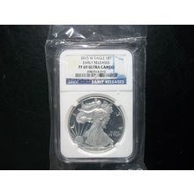 2015(W) NGC Silver Eagle Early Releases PF69 Ultra Cameo