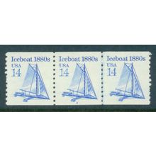 2134 14c Iceboat Very Fine MNH Dry Gum PNC 2/3 W0399