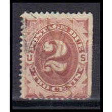 Used J2 2c Postage Due Average W1062