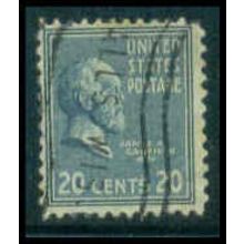 Used 825 20c James Garfield Just Clears M08078
