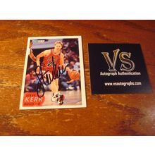 1993/94, Fleer, Autograph Card, w/COA, STEVE KERR, Bulls