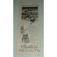 1924 Planters Peanuts Ad, Mr. Peanut - Nickel Lunch