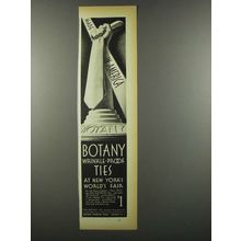 1939 Botany Wrinkle-proof Ties Ad