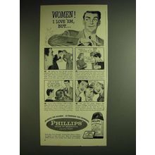 1948 Phillips' Milk of Magnesia Ad - Women! I love 'em but..