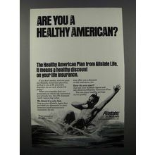 1979 Allstate Insurance Ad - Are You Healthy American?