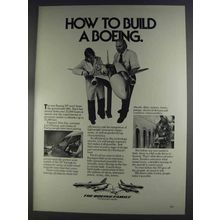 1980 Boeing 767 Airplane Ad - How to Build