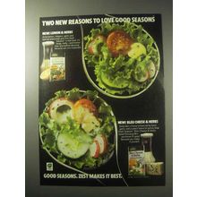 1985 Good Seasons Lemon & Herbs Salad Dressing Mix Ad