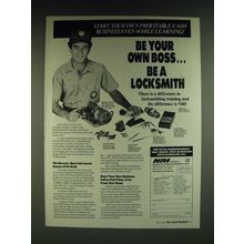 1985 NRI Schools Ad - Be your own bossÉ be a Locksmith