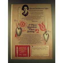 1966 General Mills Betty Crocker Products Ad - Oneida Silverware