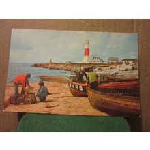 THE LIGHTHOUSE, PORTLAND BILL, DORSET used postcard Colourmaster 1975 pm #